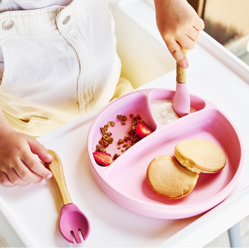Vaisselle pour enfants, assiettes bébé, set 8 assiettes enfant avec  ventouse